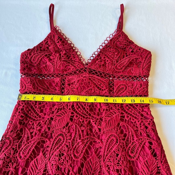 Lulu’s Dearly Beloved Crochet Lace Mini Dress - Picture 8 of 13